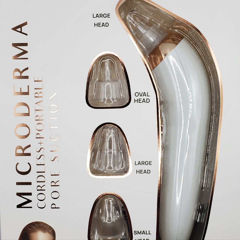 RUCCI | PROFESSIONAL Microderma Cordless + Portable Pore Suction, NEW